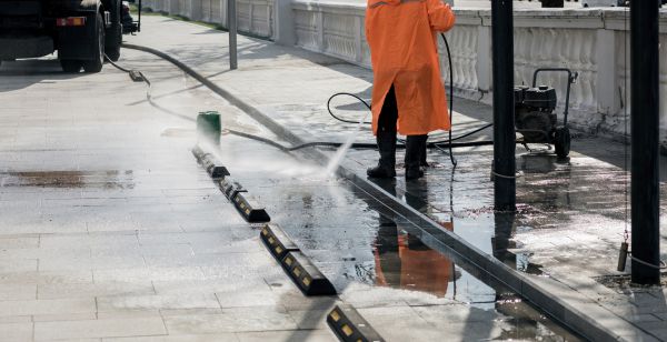 Parking Lot Pressure Washing in Abilene